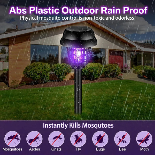 Solar Mosquito Zapper Light
